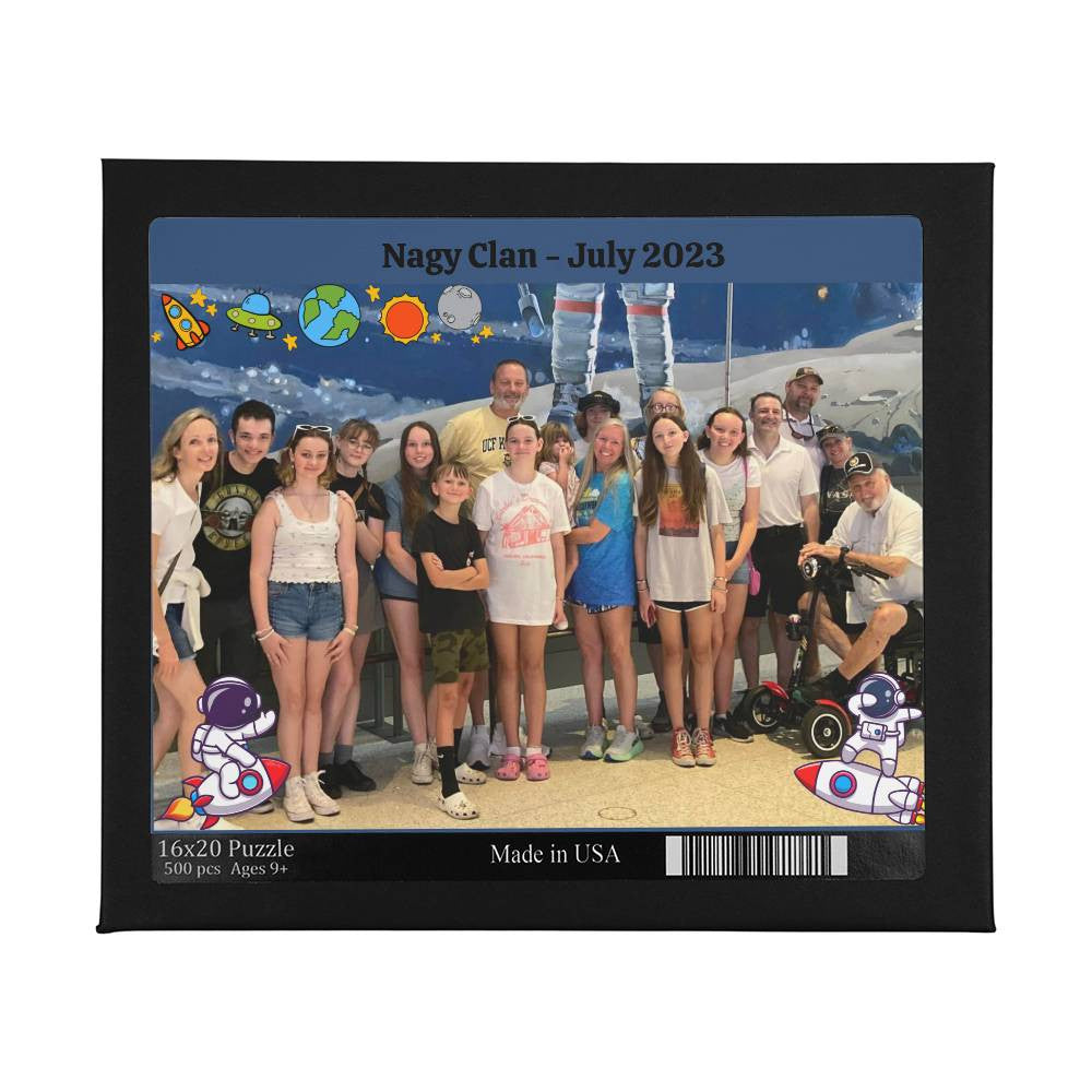 JD Family Puzzle 16 x 20 Personalized Photo Puzzles