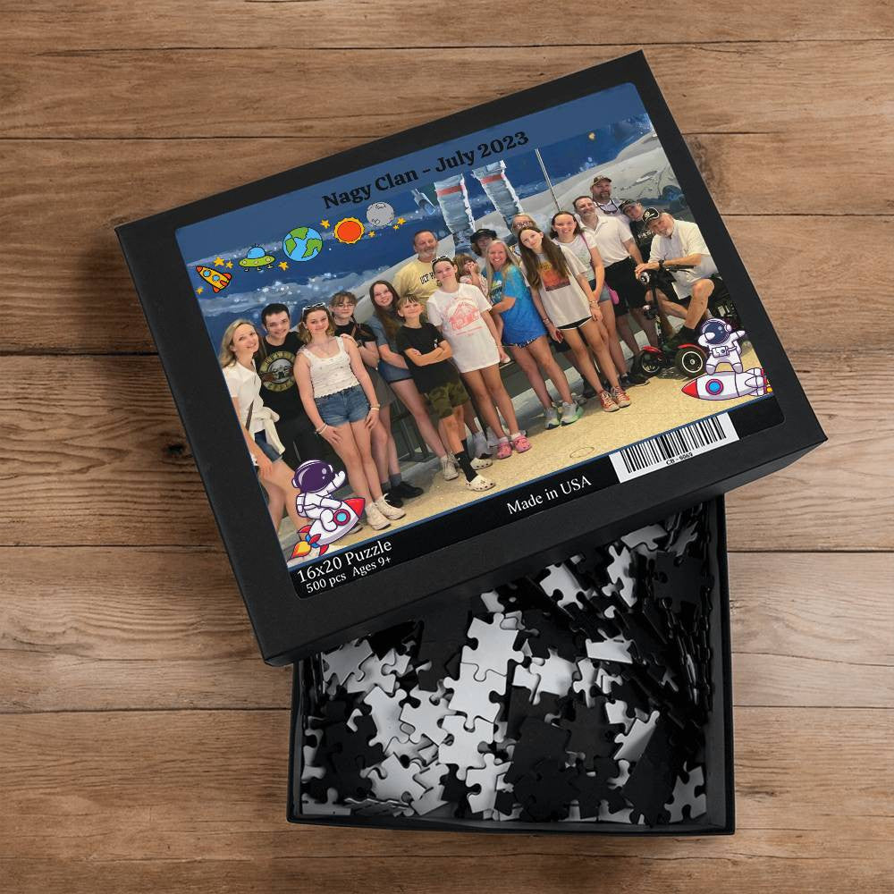 JD Family Puzzle 16 x 20 Personalized Photo Puzzles