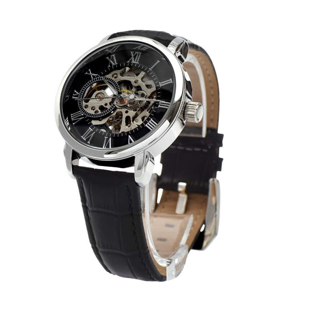 Bestman Gift | Wedding Gift | Men's Openwork Watch