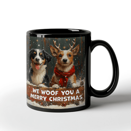 We Woof You Merry Christmas Mug