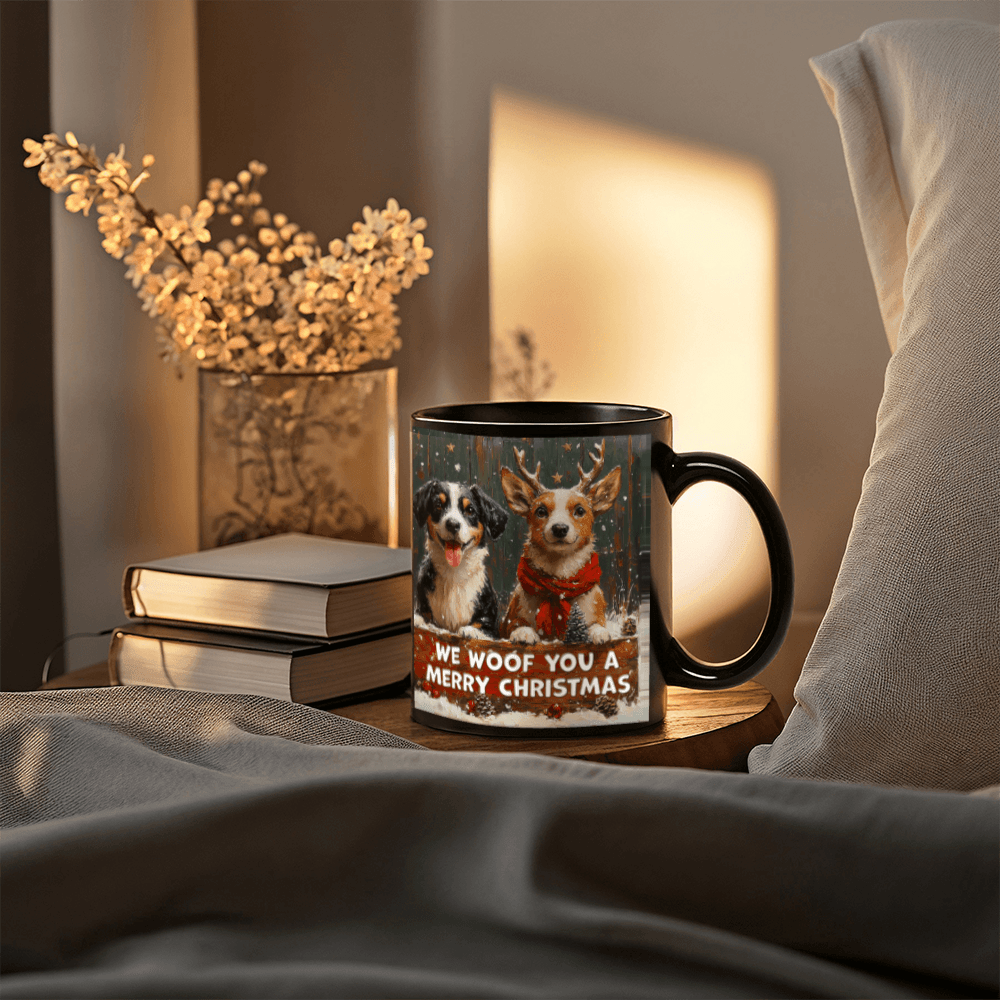 We Woof You Merry Christmas Mug