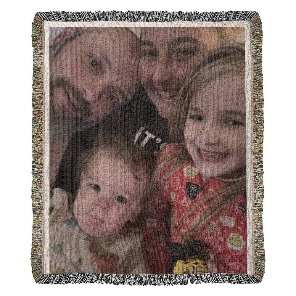 Heirloom Photo Woven Blanket (Portrait)