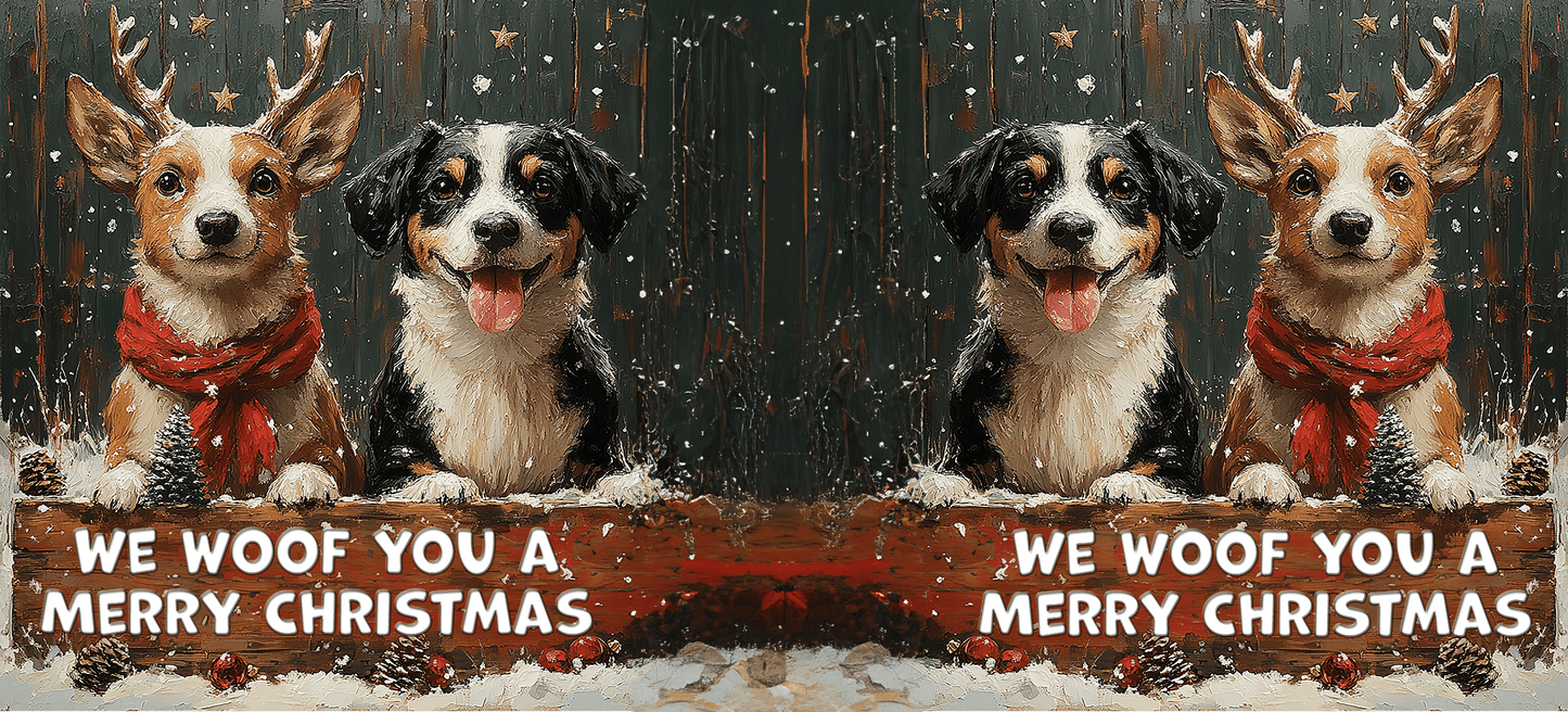 We Woof You Merry Christmas Mug