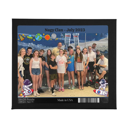 JD Family Puzzle 16 x 20 Personalized Photo Puzzles