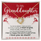 Granddaughter  Christmas Necklace