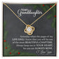 Granddaughter Christmas Love Knot Necklace