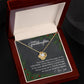 Granddaughter Christmas Love Knot Necklace